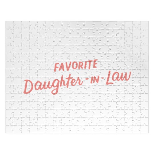 Favorite Daughter-In-Law Novelty Extended Family Jigsaw Puzzles