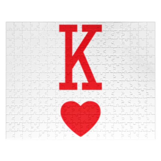 King Of Hearts Saint Valentine'S Day Jigsaw Puzzles