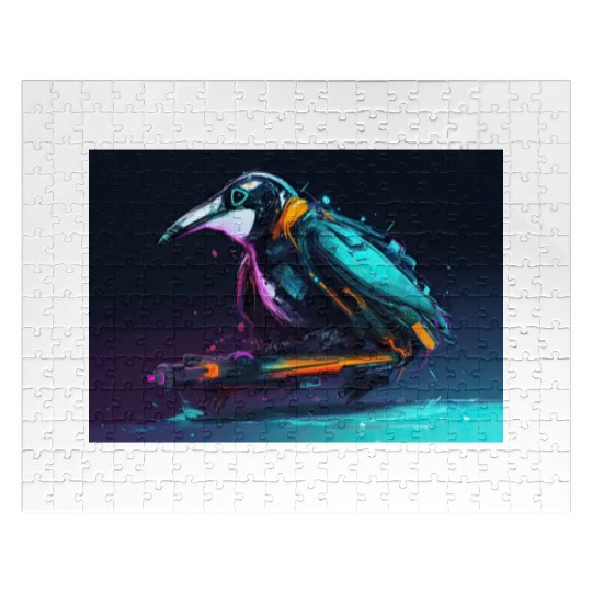 Cyber Penguin Jigsaw Puzzles