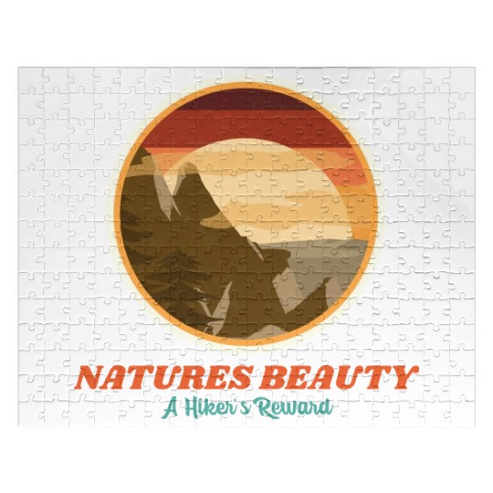 Nature's Beauty A Hiker's Reward Hiking Jigsaw Puzzles