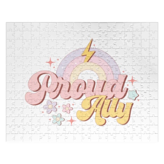 Proud Ally, LGBT Pride Month Jigsaw Puzzles
