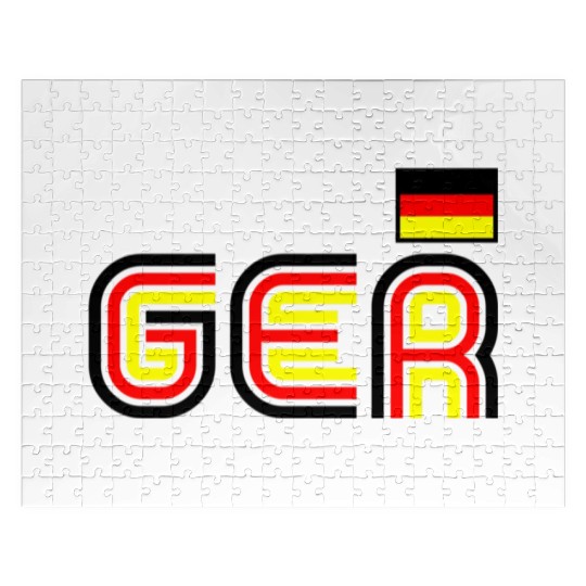 Germany Flag International Country German Pride Jigsaw Puzzles