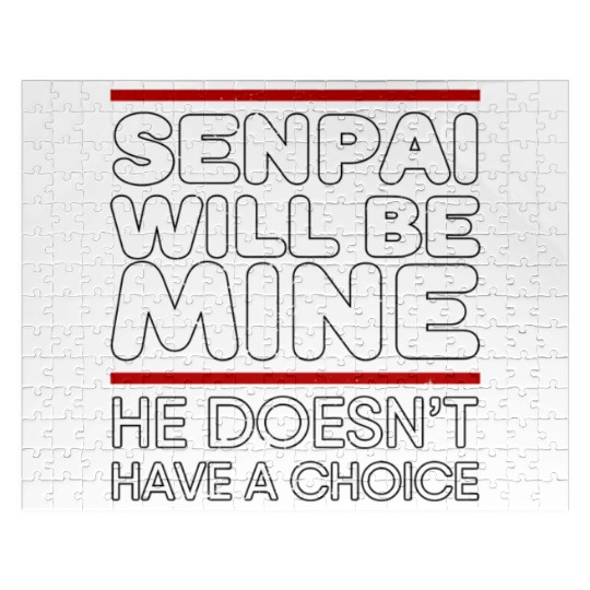 Senpai Will Be Mine Yandere Cosplay Jigsaw Puzzles