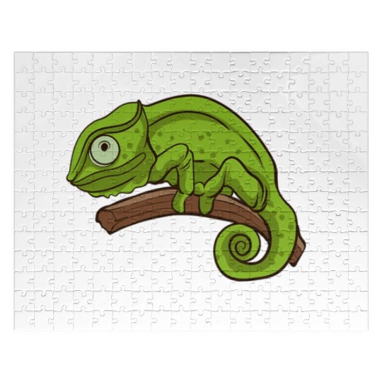 My Spirit Animal Is A Chameleon Lizard Chameleon Jigsaw Puzzles