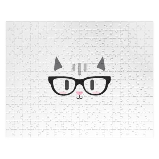 I Love Math And Cats Kitty Cat Feline Jigsaw Puzzles