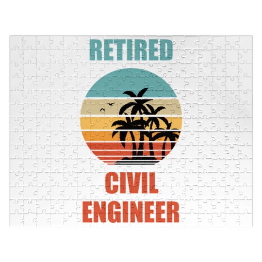 Retired Civil Engineer Retirement Jigsaw Puzzles