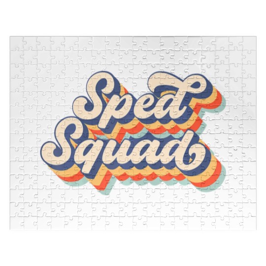 Vintage Sped Squad Special Ed Teacher Back To Scho Jigsaw Puzzles