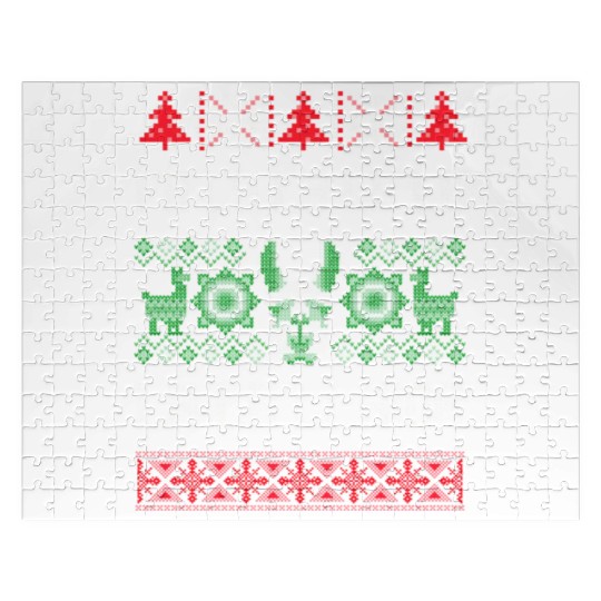 Fa La La Llama Ugly Llama Jigsaw Puzzles