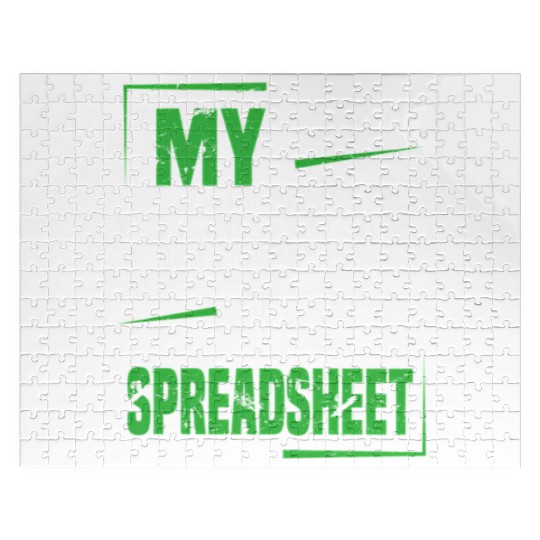 My Spreadsheet Has A Spreadsheet Excel Data Analys Jigsaw Puzzles