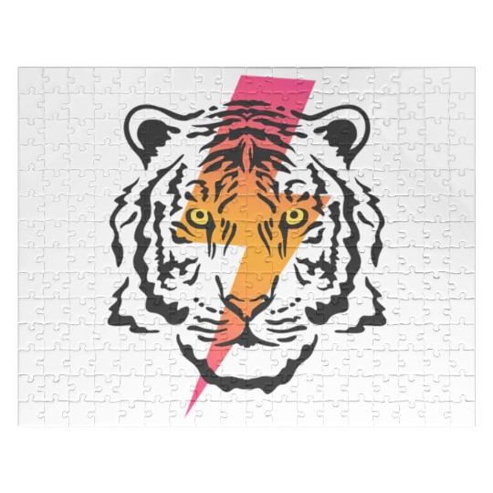 Tiger Bolt Of Lightning Chinese New Year Of Tiger Jigsaw Puzzles