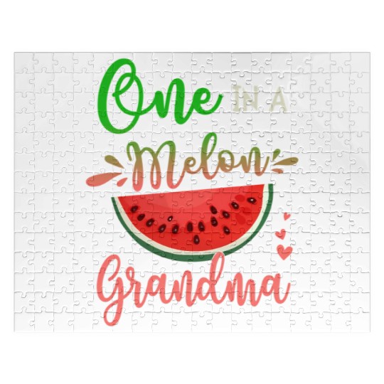 Family One In A Melon Grandma Party Family Jigsaw Puzzles