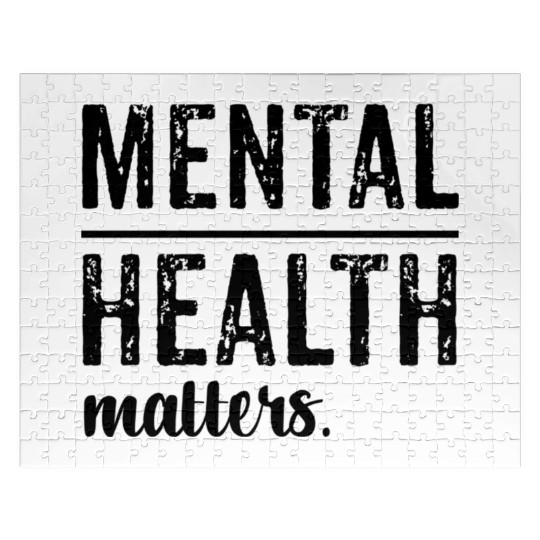 Mental Health Matters Wear Green Jigsaw Puzzles