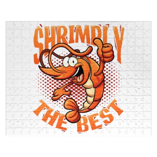 Shrimply The Best Aquarist Shrimp Farmer Jigsaw Puzzles