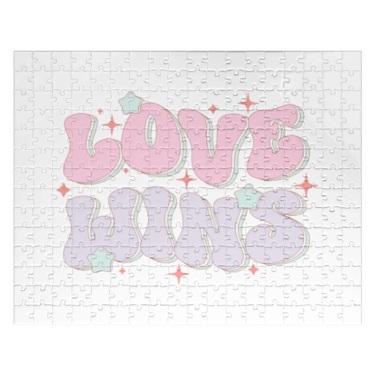 Love Wins, LGBT Pride Month Jigsaw Puzzles