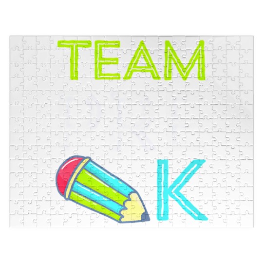 Team Pre-K Teacher First Day Preschool Back to Sch Jigsaw Puzzles