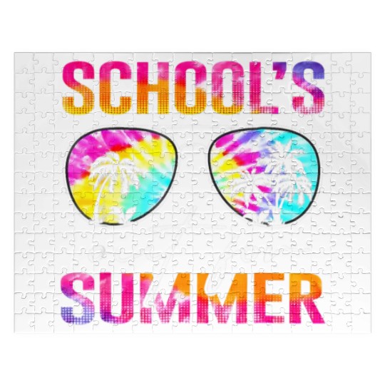 Last Day Of School Schools Out For Summer Teacher Jigsaw Puzzles