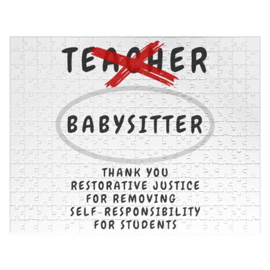 Teacher Aka Babysitter Jigsaw Puzzles