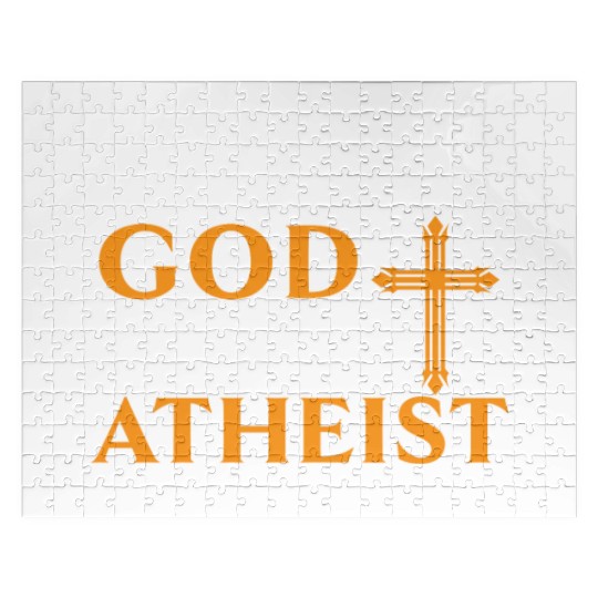 Atheism Anti-Religion Agnostic Freethinker Atheist Jigsaw Puzzles