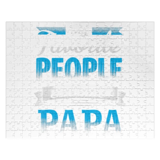 My Favorite People Call Me Papa Funny Dad & Daught Jigsaw Puzzles