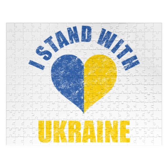 Support Ukraine I Stand With Ukraine Ukrainian Jigsaw Puzzles