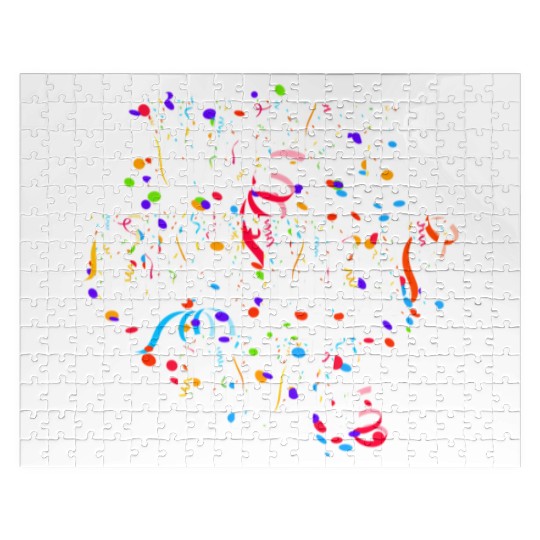 Happy Oleg First Name Colorful Bday Jigsaw Puzzles