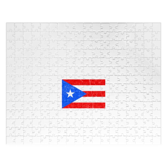Fajardo Puerto Rico Boricua Flag Athletic Style Jigsaw Puzzles