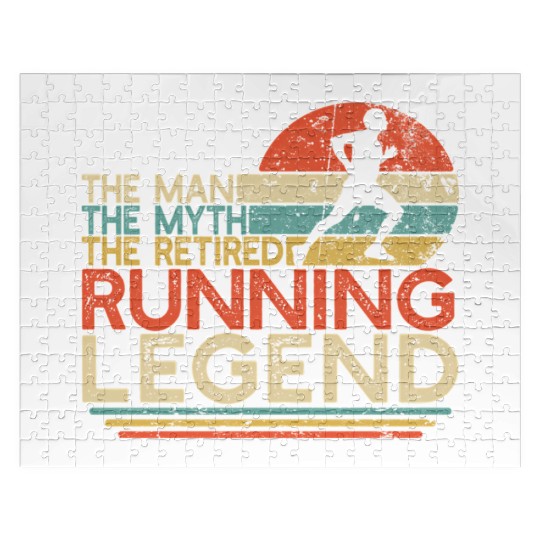 Runner Retirement Myth Retired Running Legend Jigsaw Puzzles