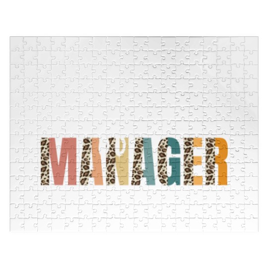 Great Office Manager Leopard Pattern School Office Jigsaw Puzzles