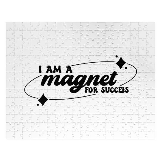 Positive Affirmation Magnet for Success Jigsaw Puzzles