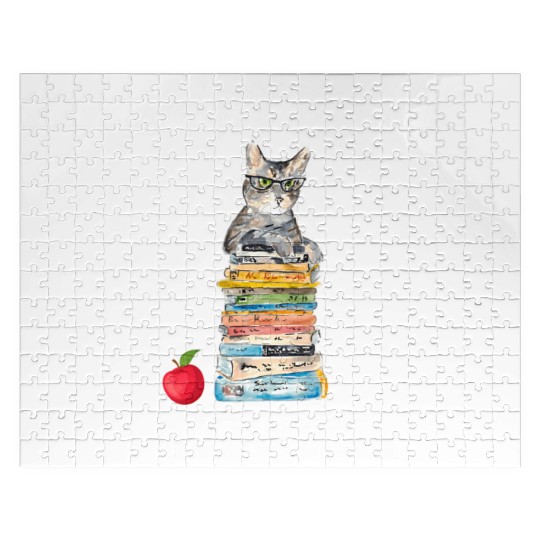 Never Underestimate A Cat Mom With A Teaching Jigsaw Puzzles