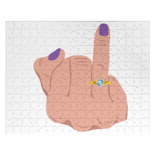 Bride And Groom Wedding Day Marriage Just Married Jigsaw Puzzles