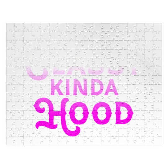 Kinda Classy Kinda Hood Ladies Gangster Hip Hop Jigsaw Puzzles