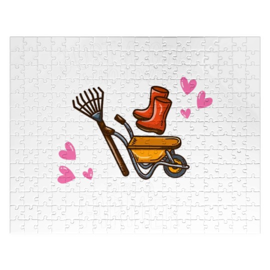 Farm Farming Lover Just A Girl Who Loves To Be Jigsaw Puzzles