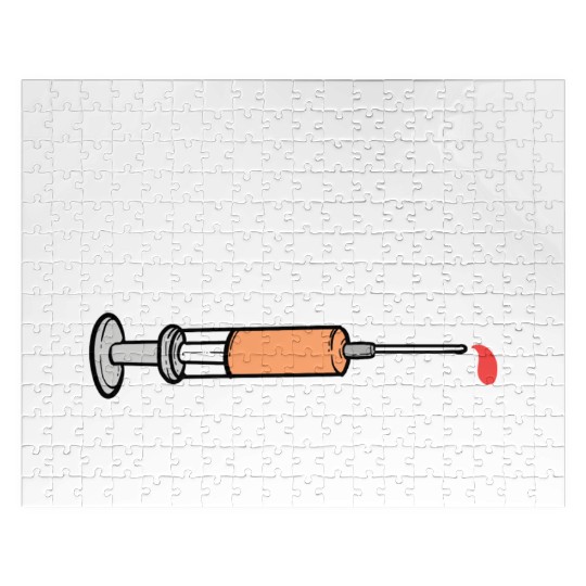 Just The Tip Blood Donor Medical Phlebotomist Gift Jigsaw Puzzles