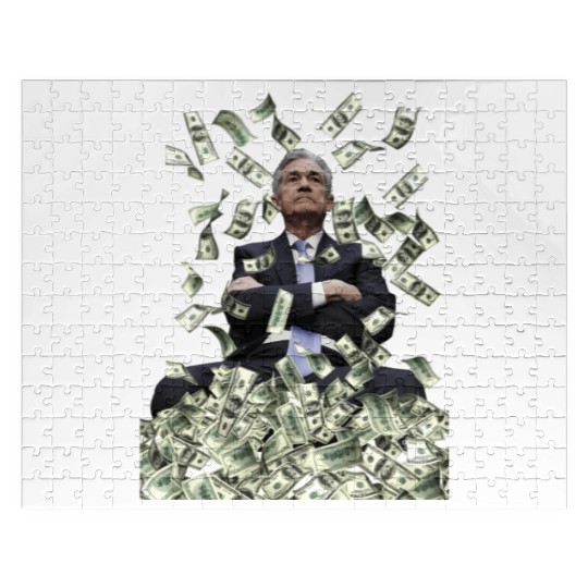 Jerome Powell Money Printer Stock Market Jigsaw Puzzles