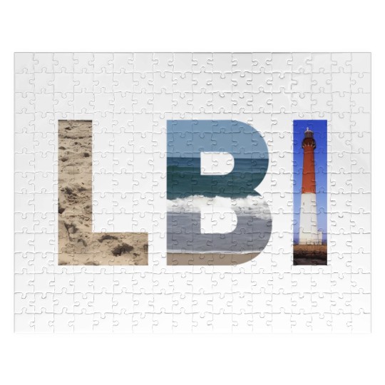 Lbi Long Beach Island Nj Photo Beach Ocean Jigsaw Puzzles