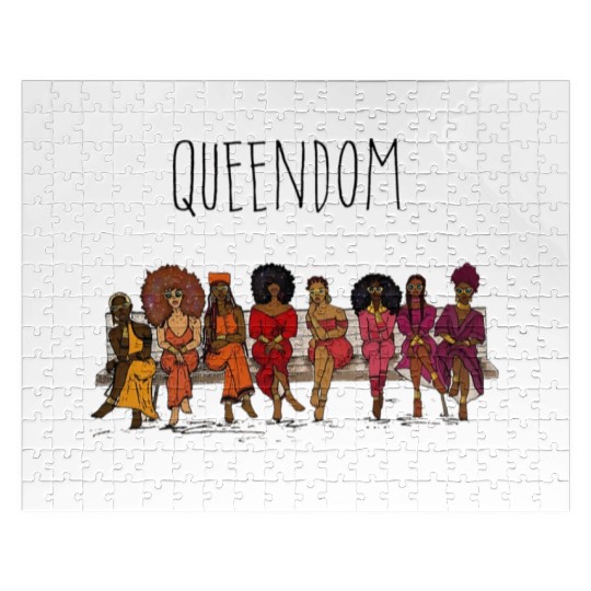 Queendom African American For Educated Strong Jigsaw Puzzles