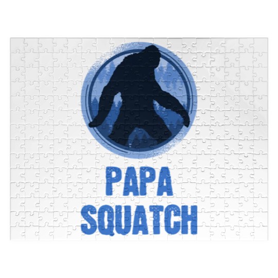 Sasquatch Walking Papa Squatch Jigsaw Puzzles