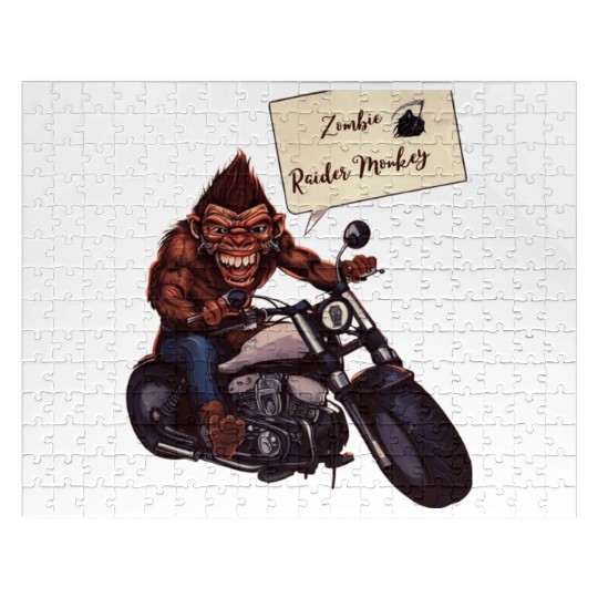zombie Raider Monkey Jigsaw Puzzles