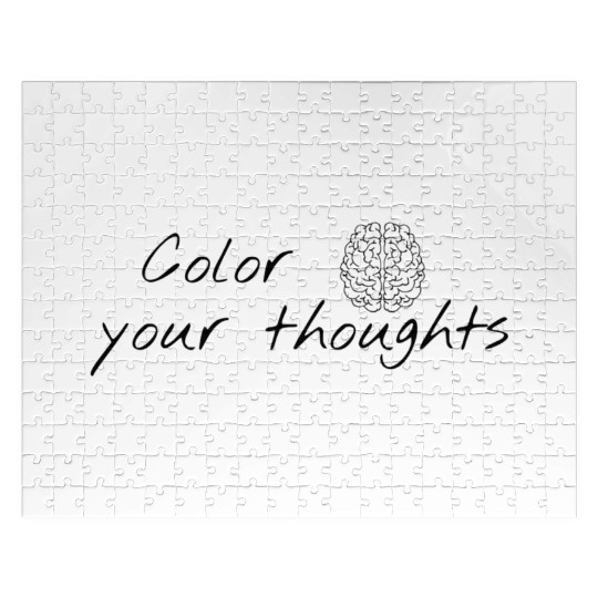 Color your thoughts Jigsaw Puzzles