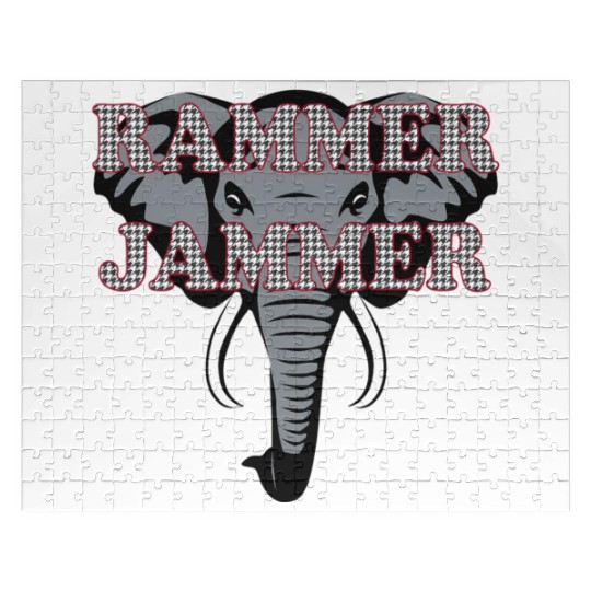 Albm Rammer Jammer Houndstooth Elephant Tide Jigsaw Puzzles