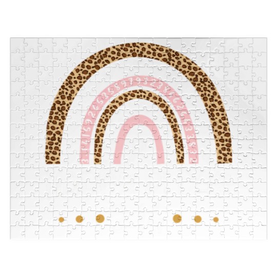 Happy Pi Day Mathematic Math Teacher Leopard Jigsaw Puzzles