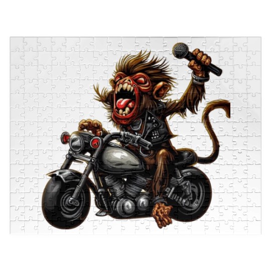 zombie Raider Monkey Jigsaw Puzzles