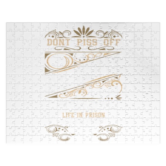 Don'T Piss Off Old People Fathers Day Retirement Jigsaw Puzzles