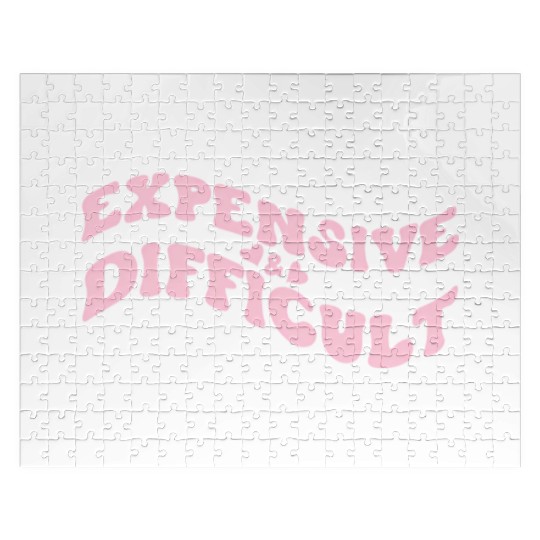 Expensive And Difficult Bougie Bougee Preppy Jigsaw Puzzles