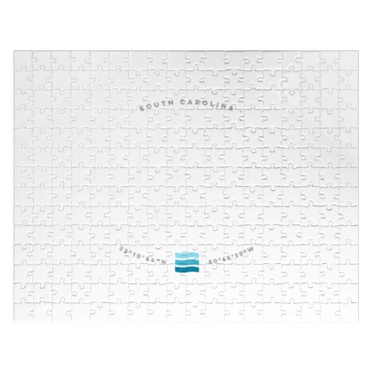 Hilton Head Island South Carolina Beach Waves Jigsaw Puzzles