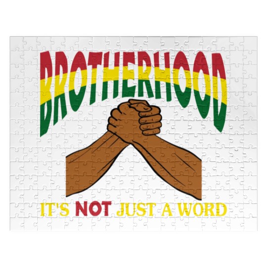 Brotherhood It's Not Just A Word Jigsaw Puzzles