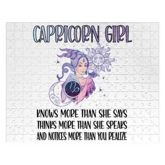 Capricorn Zodiac Sign Capricorn Horoscope Jigsaw Puzzles