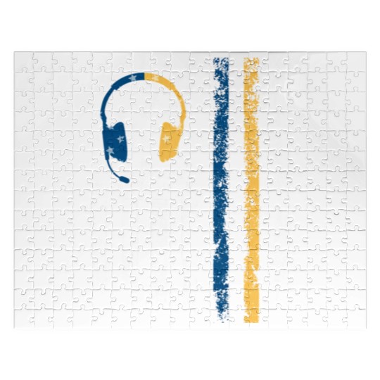 Gold Blue Line 911 Police Dispatcher First Jigsaw Puzzles