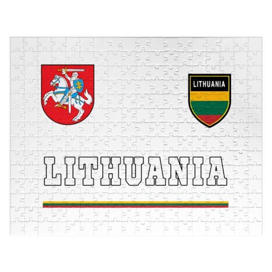 Lithuania Sport Soccer Jersey Flag Football Jigsaw Puzzles